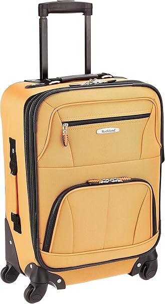 orange carry on suitcase