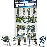 Arcknight Flat Plastic Miniatures: Spacefarers; 56 Unique Sci-Fi-Themed Minis for Starfinder; Affordable, Skinny Figurines for SF, Shadowrun, and Other Tabletop RPG Games