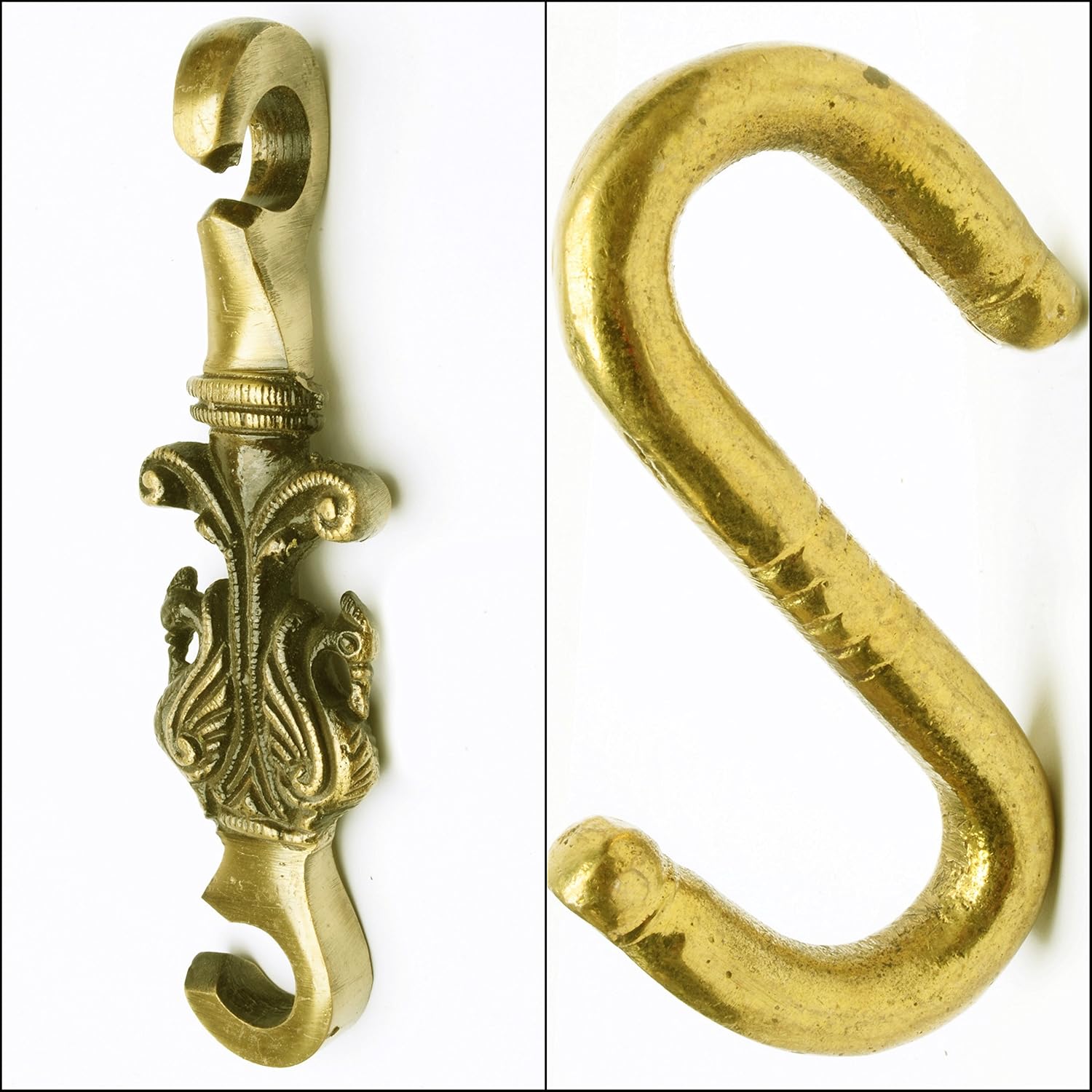 Heavy Duty Solid Brass Hanging Chain 2 Peacock Links + 2 S