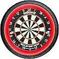 Unicorn Illuminated Dartboard Backboard Surround | Solar 2 | 360 Degrees Non-Glare Lighting | Fits Any Standard Dartboard, Black