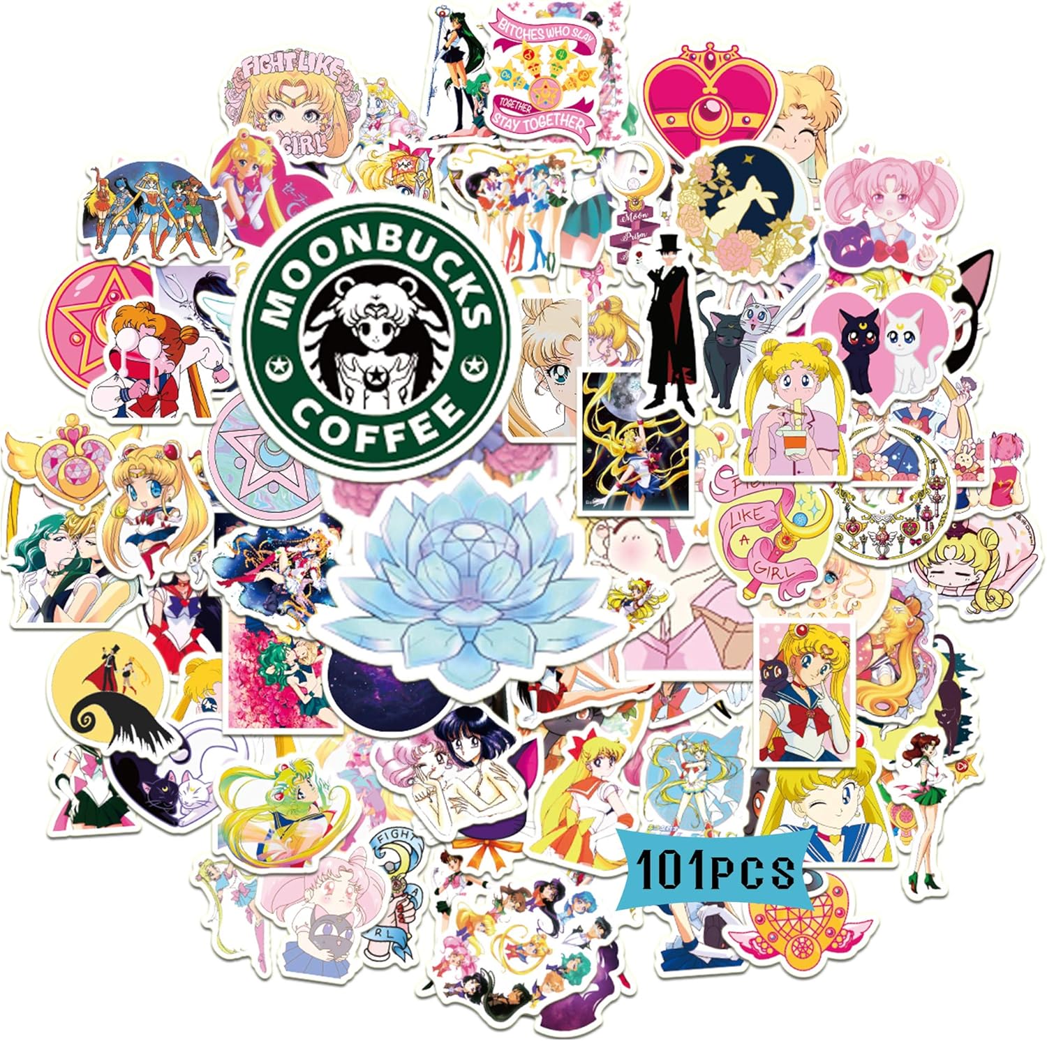vinyl manga classic girl for decals anime 101pcs stickers moon sai lor for pack sticker cute bike car fridge scrapbook skateboard stickers sales online www klevering com