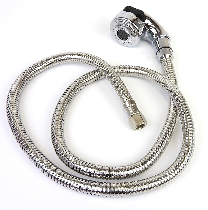 Salon Shampoo Bowl Unit Sink Replacement Part Chrome Sprayer Hose SA