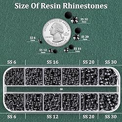 Resin Rhinestones for Crafting with B7000 Jewelry