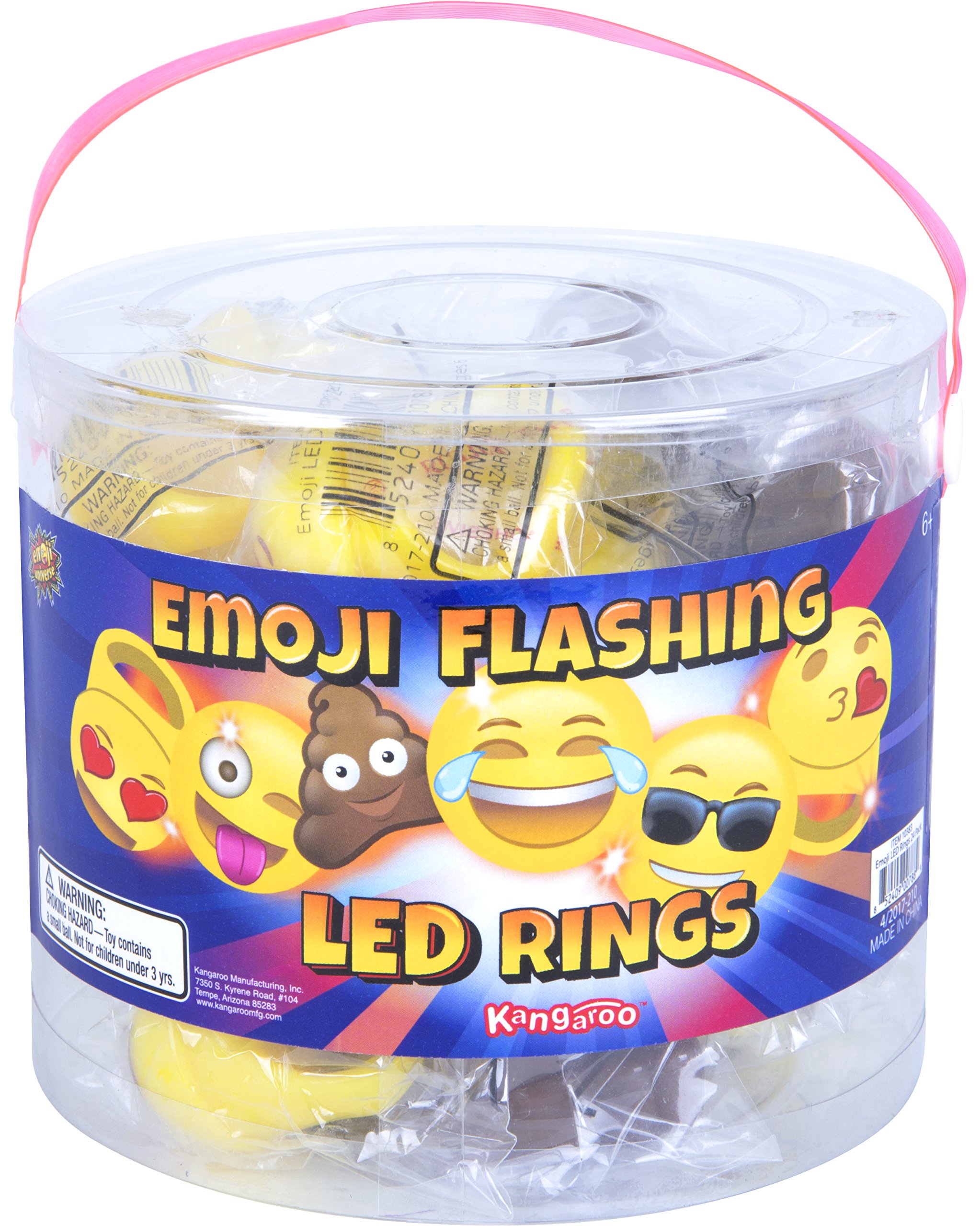 Kangaroo Led Rings Mua Kangaroo Manufacturing Emoji LED Party Favor Rings - Fun Easter Egg ...