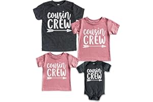Teeny Fox Cousin Crew Shirts Tee Toddler T-Shirt Baby Bodysuit Set for Family Matching Outfit