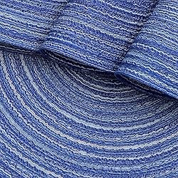 SHACOS Round Braided Placemats Set of 8 Round Table