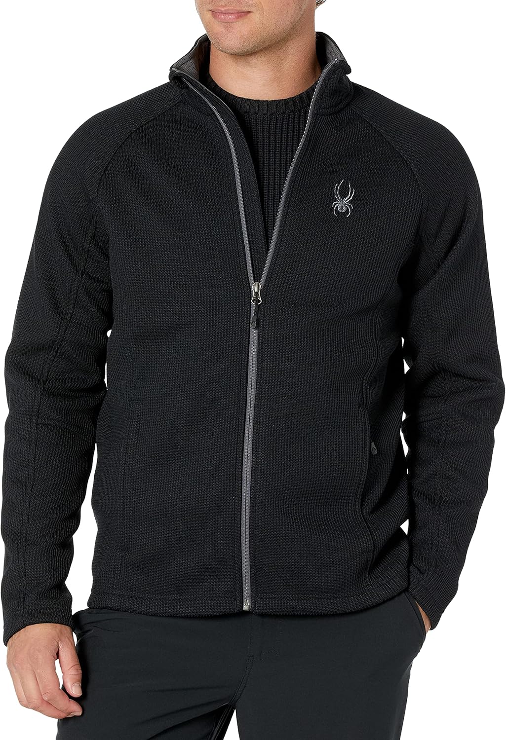 Spyder Men's Constant Full Zip Mid Wt Stryke Jacket: Clothing