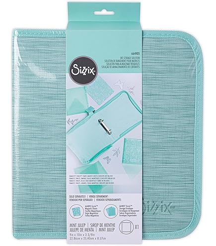 Craft Storage Binder With Magnetic Sheets - Embossing Folder & Stencil Organizer