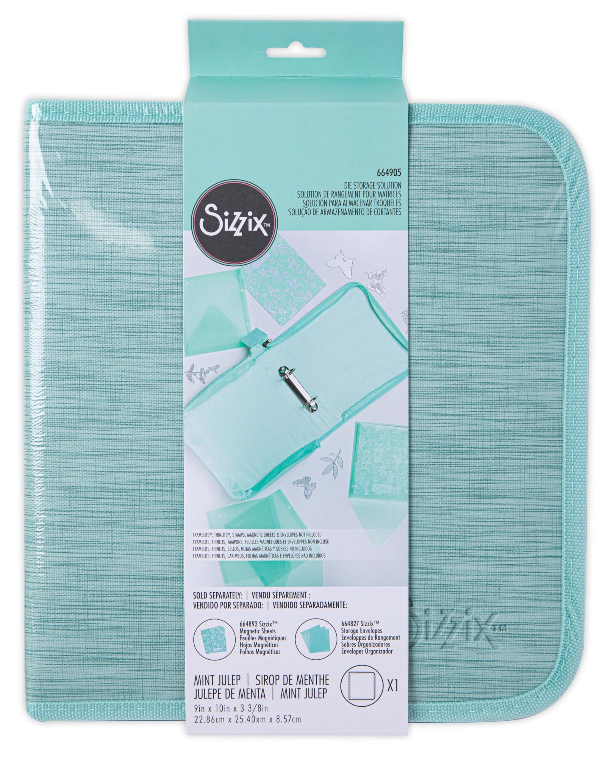 Sizzix Framelits & Thinlits Die Storage Solution Small, Multicolor, One Size