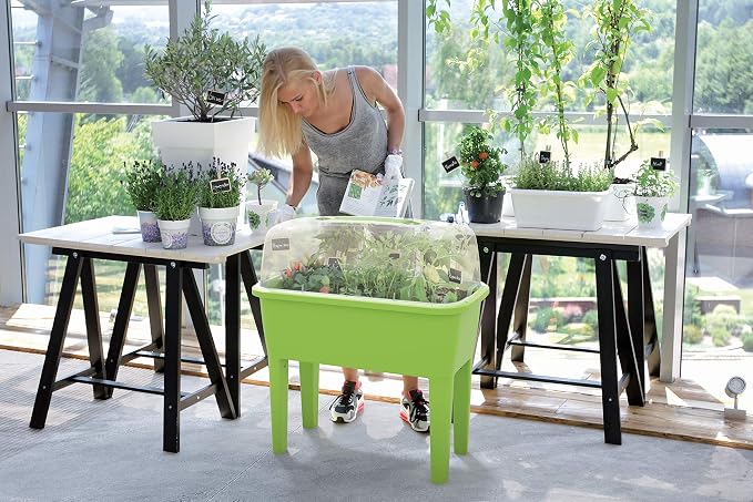 Stolmet XXL Grow House/Planter - Mesa de jardín con Sistema de ...