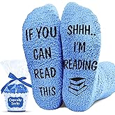 VICRAZY Book Lovers Gifts, Funny Reading Socks for Book Lovers, Cute Gifts for Readers Women, Ideal gifts Socks For Reader