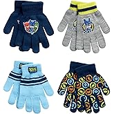 PJ Masks Boys' Winter Gloves - 4 Pack Gloves and Mittens (Toddler/Little Boy)