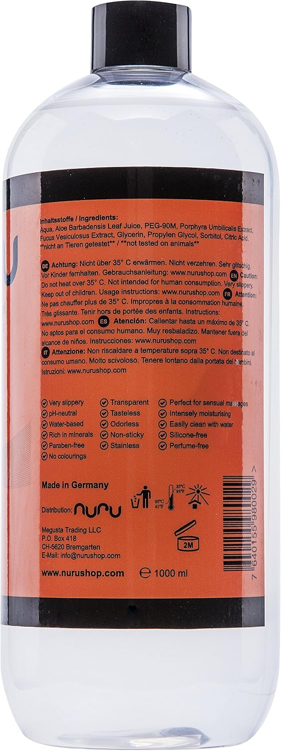 Nuru®, Gmassage Gel, 1 Bottle, 1000 ml / 33.8 oz - Image 3