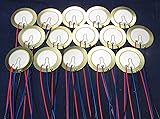 15 Pieces - 27mm Piezo Disc Elements with Feedback