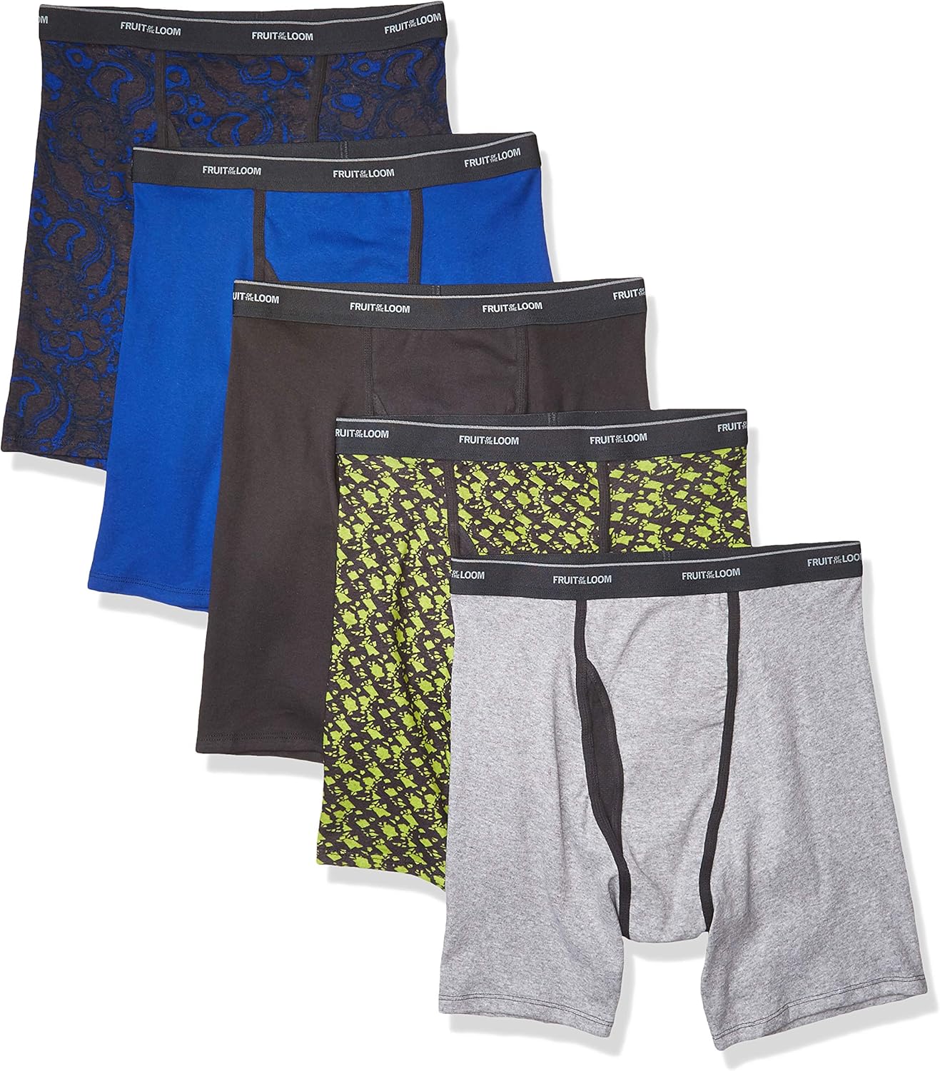 fruit of the loom men's coolzone boxer briefs long leg