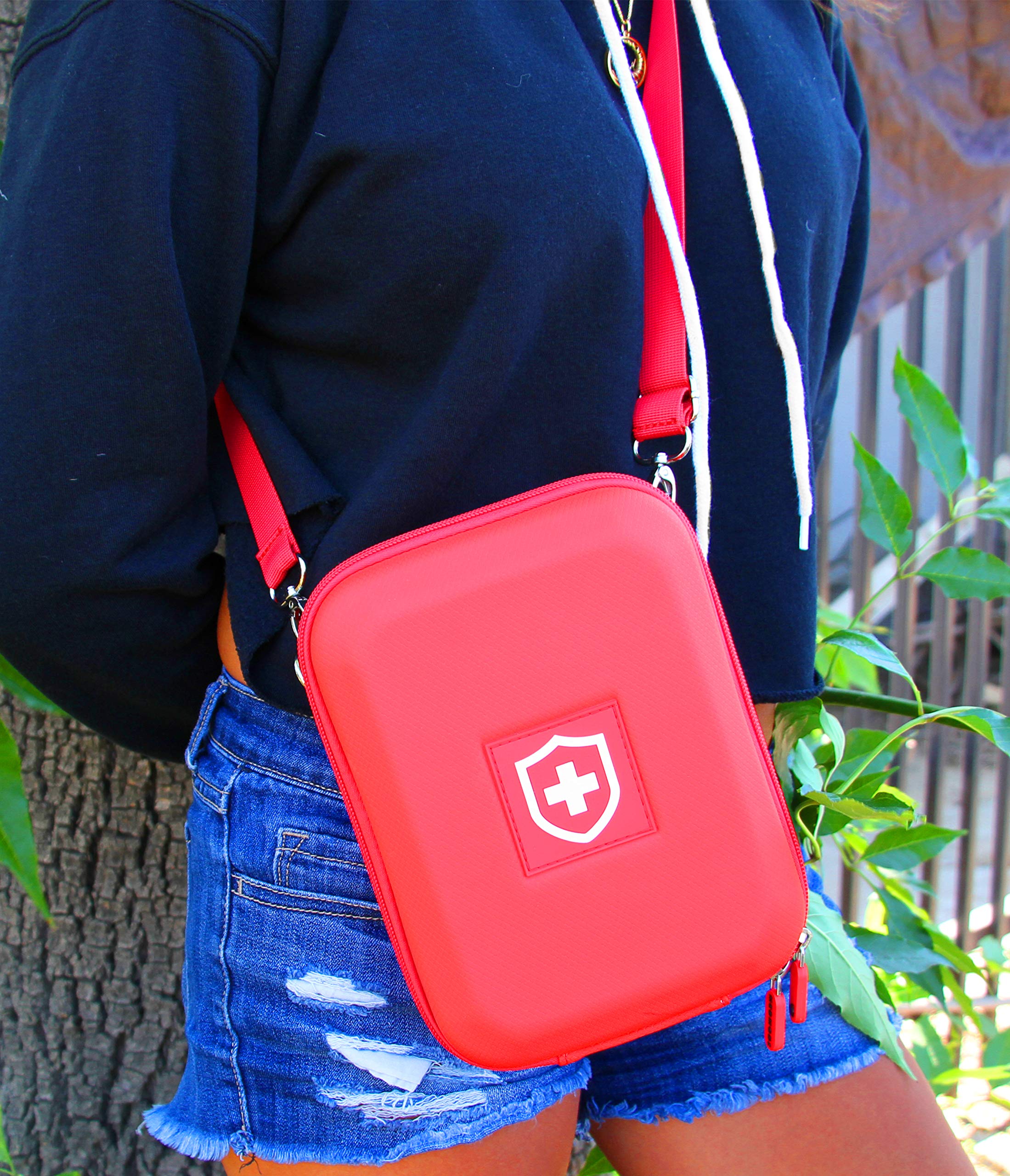 MEDMODS Insulated Asthma Inhaler Case Fits Inhaler Spacer, Mask, Epipen, Allergy Medicine and More - Includes CASE ONLY