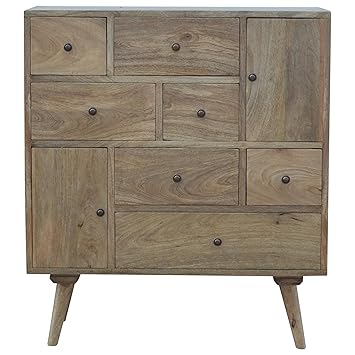 Artisan Furniture Scandinavian Styled Solid Wood Multi Drawer