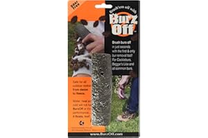 BurzOff Removal Tool for Outdoor Recreational and Professional Workers, Biologists, Arborist, Park Rangers, Loggers, Hunters, Fishermen, Linemen, and Deburring Instrument for Pets, Clothing
