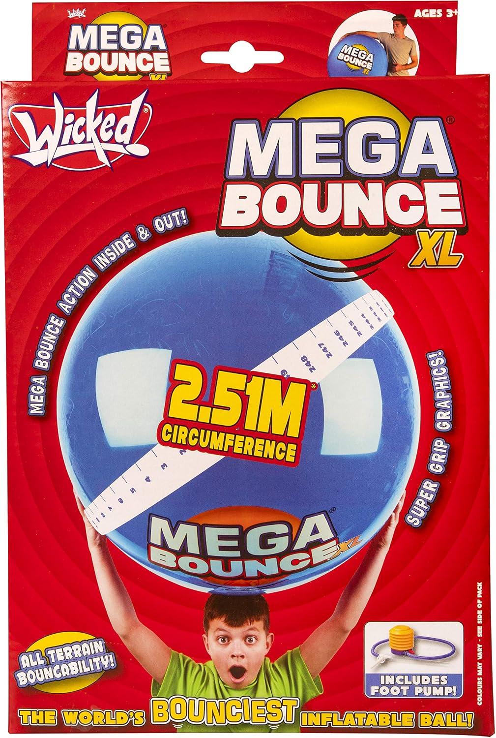 Wicked Mega Bounce XL, Red Or Blue