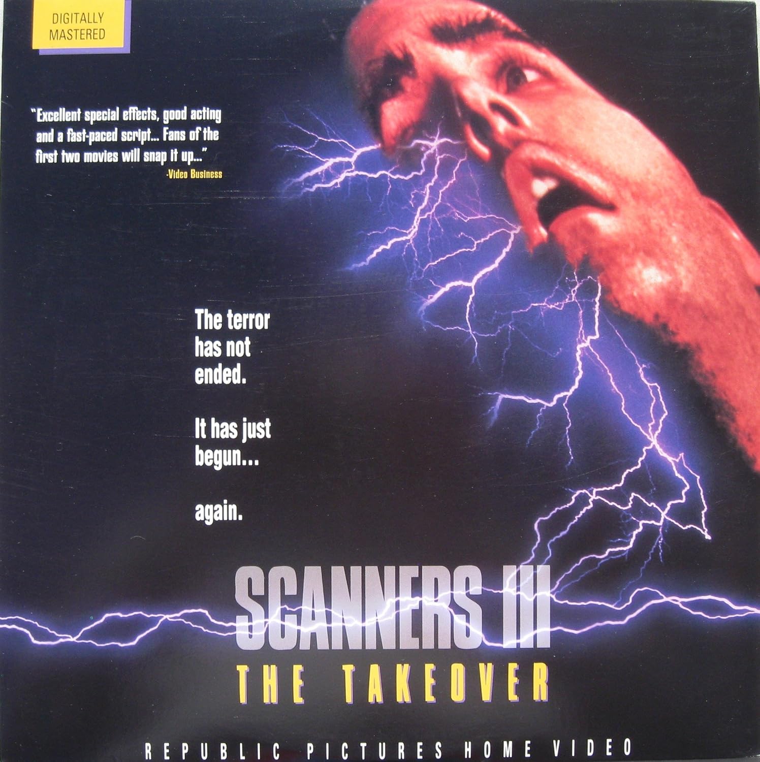 Scanners III The Takeover LASERDISC (NOT A DVD!!!) (Full