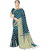 Nivah Fashion Women's Kanjivaram Banarasi Art Silk Saree with Blouse Piece