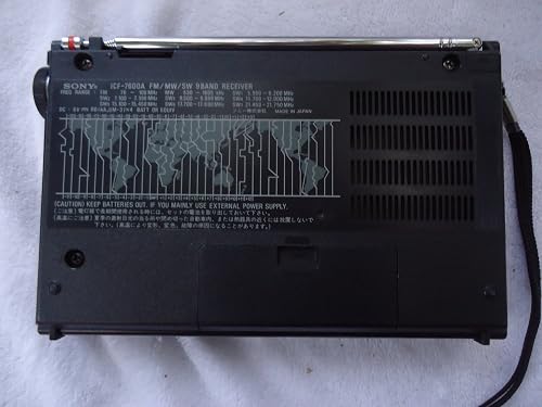 Sony ICF-7600A FM/FM/MW/SW Shortwave 9-Band Portable Receiver