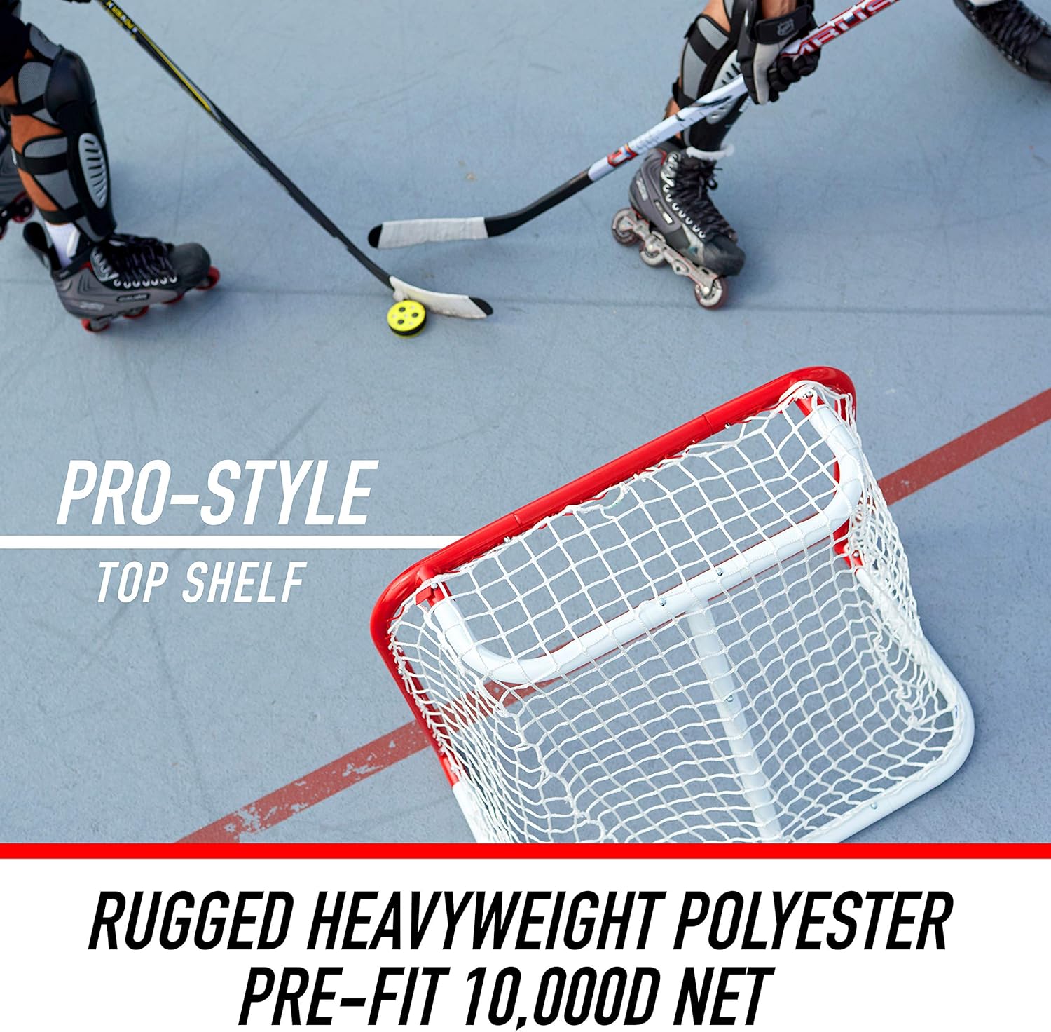 Franklin Sports NHL Steel Street Hockey Goal - Kids Street Hockey Net - 28" x 20" - Perfect for Skill Training : Hockey Nets : Sports & Outdoors