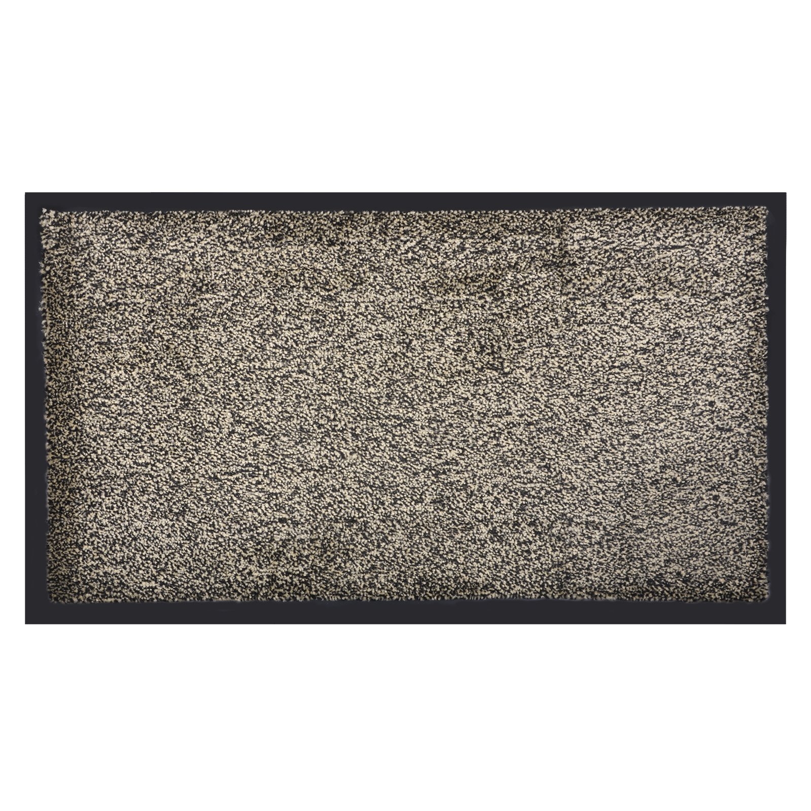 Micro-Pro Anti-Slip Barrier Floor Mat PVC Heavy Duty Black Grey Fleck Indoor Outdoor 75cm