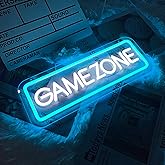 Game Zone Neon Signs for Gamer Room Decor, Gaming Light Neon Sign for Wall Decor, Bedroom, Game Room, Led Signs Gamer Gifts for Gamer, Boys, Teens, Men, Friends - 15.7x5.9in