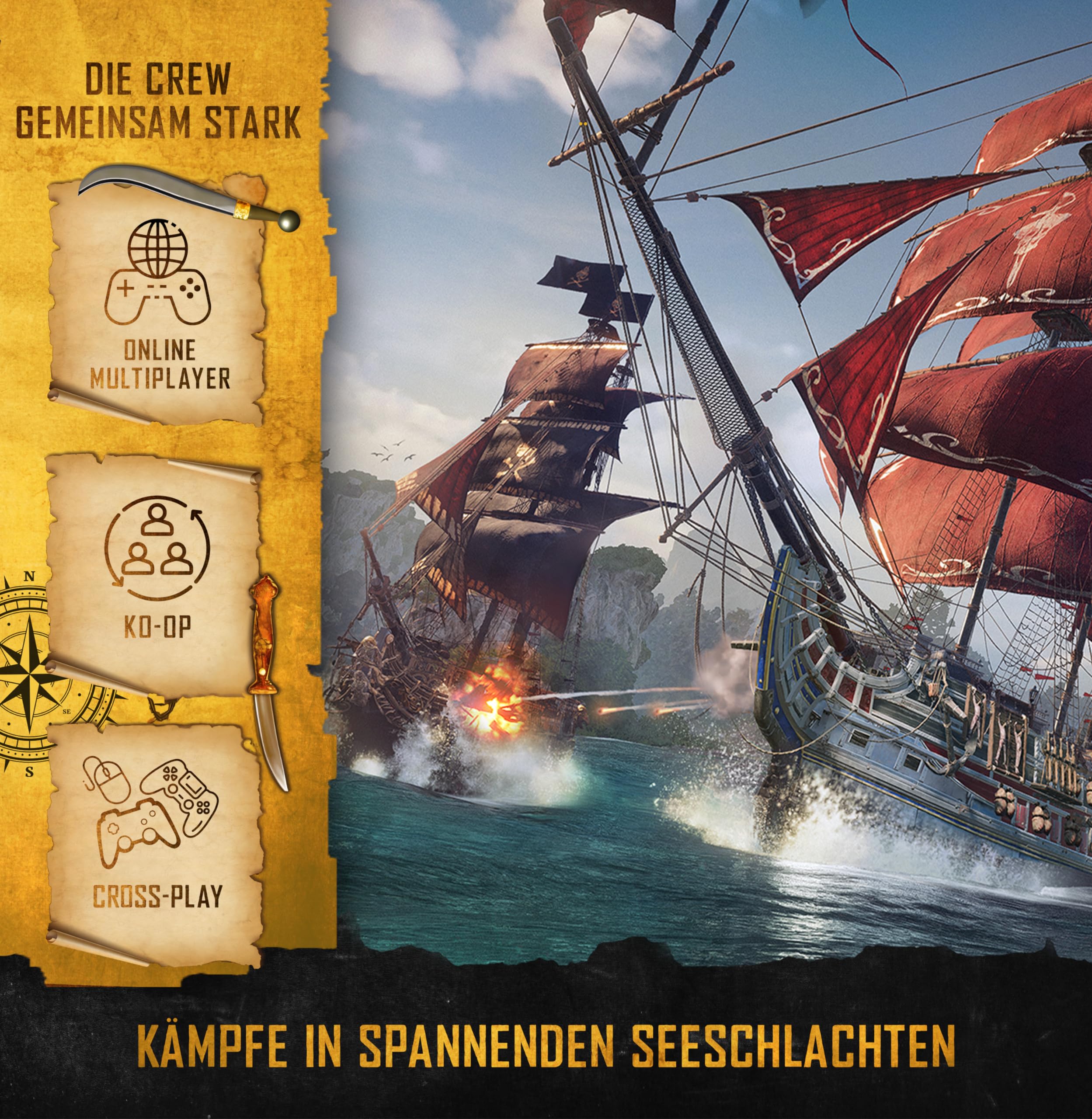 Skull and Bones Limited Edition - exklusiv bei Amazon - [PlayStation 5] Skull and Bones Limited Edition - exklusiv bei Amazon - [PlayStation 5] PlayStation 5 Xbox Series X