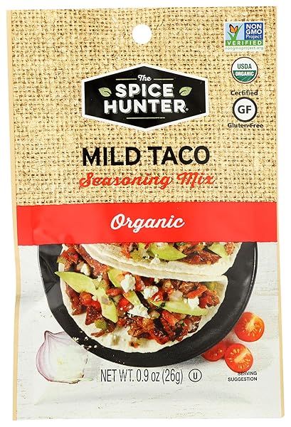 SPICE HUNTER ORGANIC SEASONING MIX MILD TACO –...