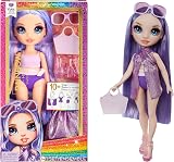 Rainbow High Violet Swim & Style 28 cm Doll with Wrap 10+ Ways