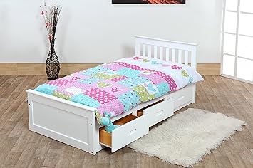 Children S Kids 3ft Single Captain Cabin Storage Solid Pine