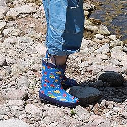 LANCDON Toddler Rain Boots for Boys and Girls