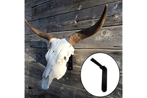 Modern European Skull Hooker - Perfect for Hanging and Mounting Taxidermy Beef, Elk, Moose, Caribou Antlers Skulls for Displa