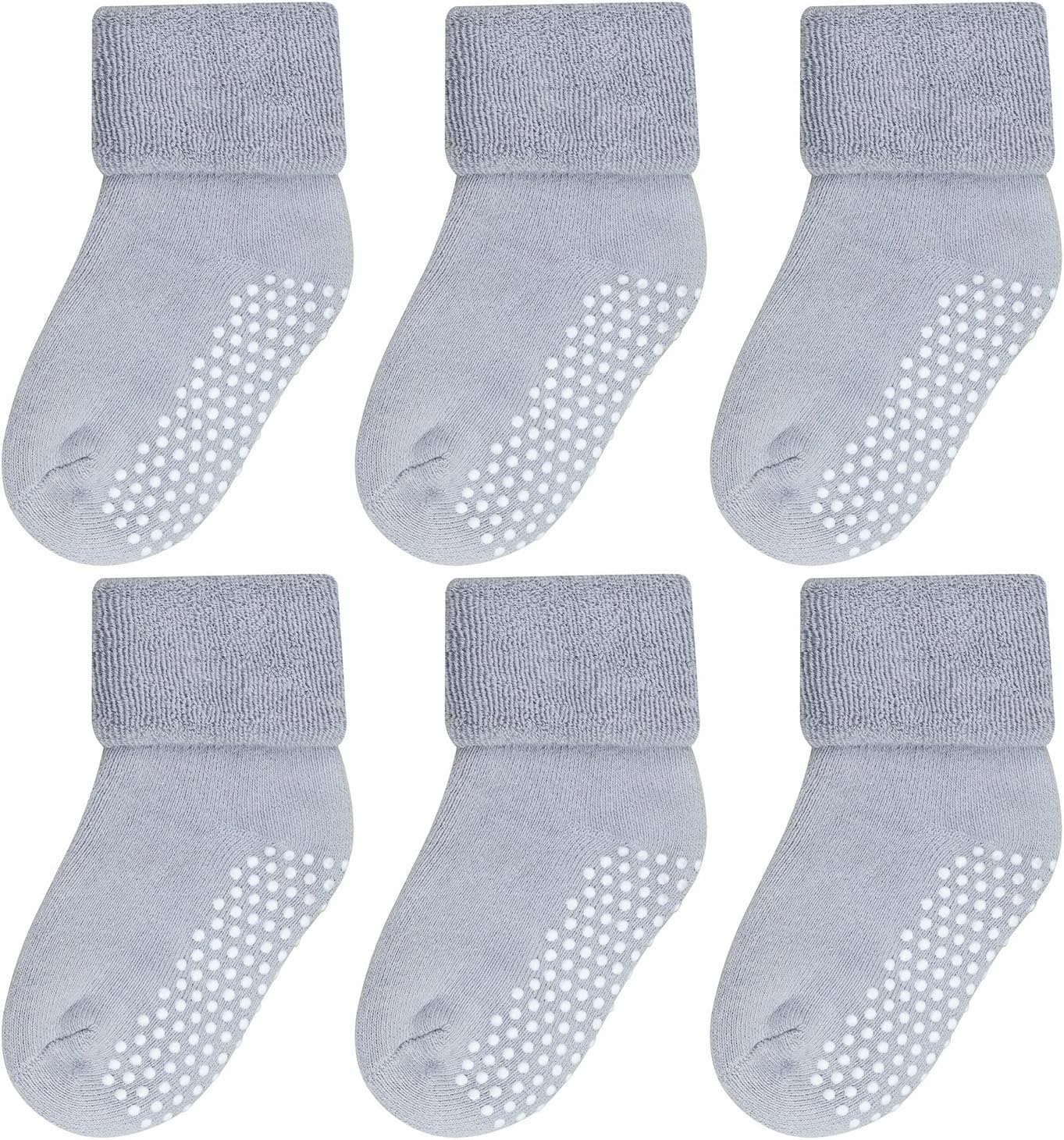 VWU Baby Anti Slip Cotton Socks Terry Socks 0-1/1-3T