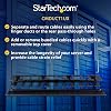 StarTech.com Horizontal 1U Server Rack Cable Management Finger Duct w ...