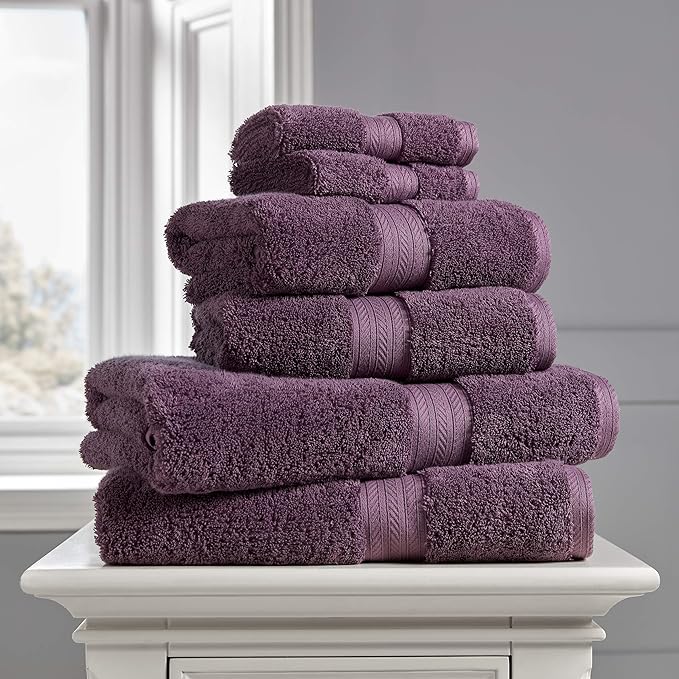 Christy Renaissance 100 Egyptian Cotton 6 Piece Towel Set (Berry