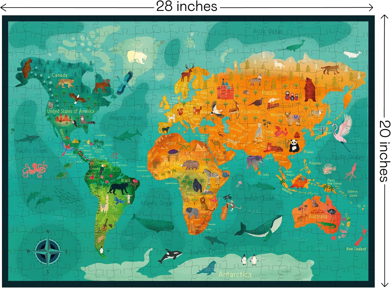 Geotoys Rockies & Great Plains Region Jigsaw Puzzle
