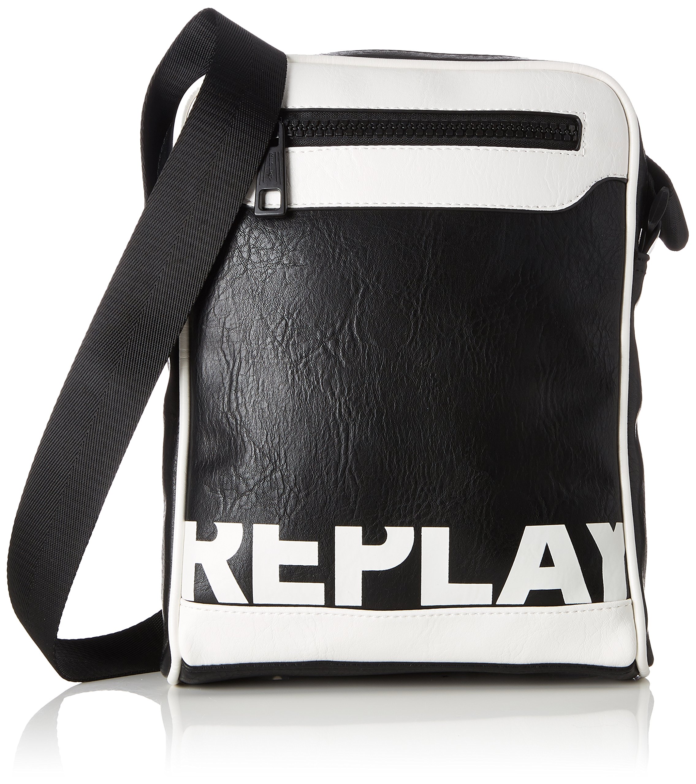 Replay Fm3323.000.a0132, Men's Shoulder Bag, Black, 5x28x21 cm (B x H T)-  Buy Online in Malta at malta.desertcart.com. ProductId : 78228998.