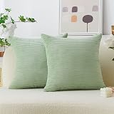 Home Brilliant Sage Green Cushion Covers 50x50 cm Pack of 2
