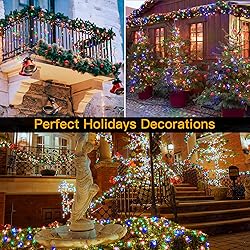 Ollny Christmas Lights 400LED 132FT, Plug-in