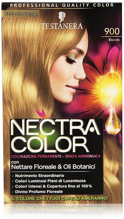 Testanera Nectra Color Colorazione Permanente Senza Ammoniaca 900 Biondo