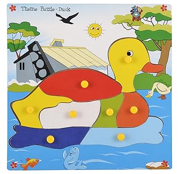 Skillofun Theme Puzzle Standard Duck Knobs, Multi Color