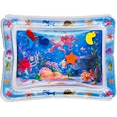Splashin'kids Inflatable Tummy time Premium Water mat Infants and Toddlers is the Perfect Fun time Play Activity Center Your Baby's Stimulation Growth