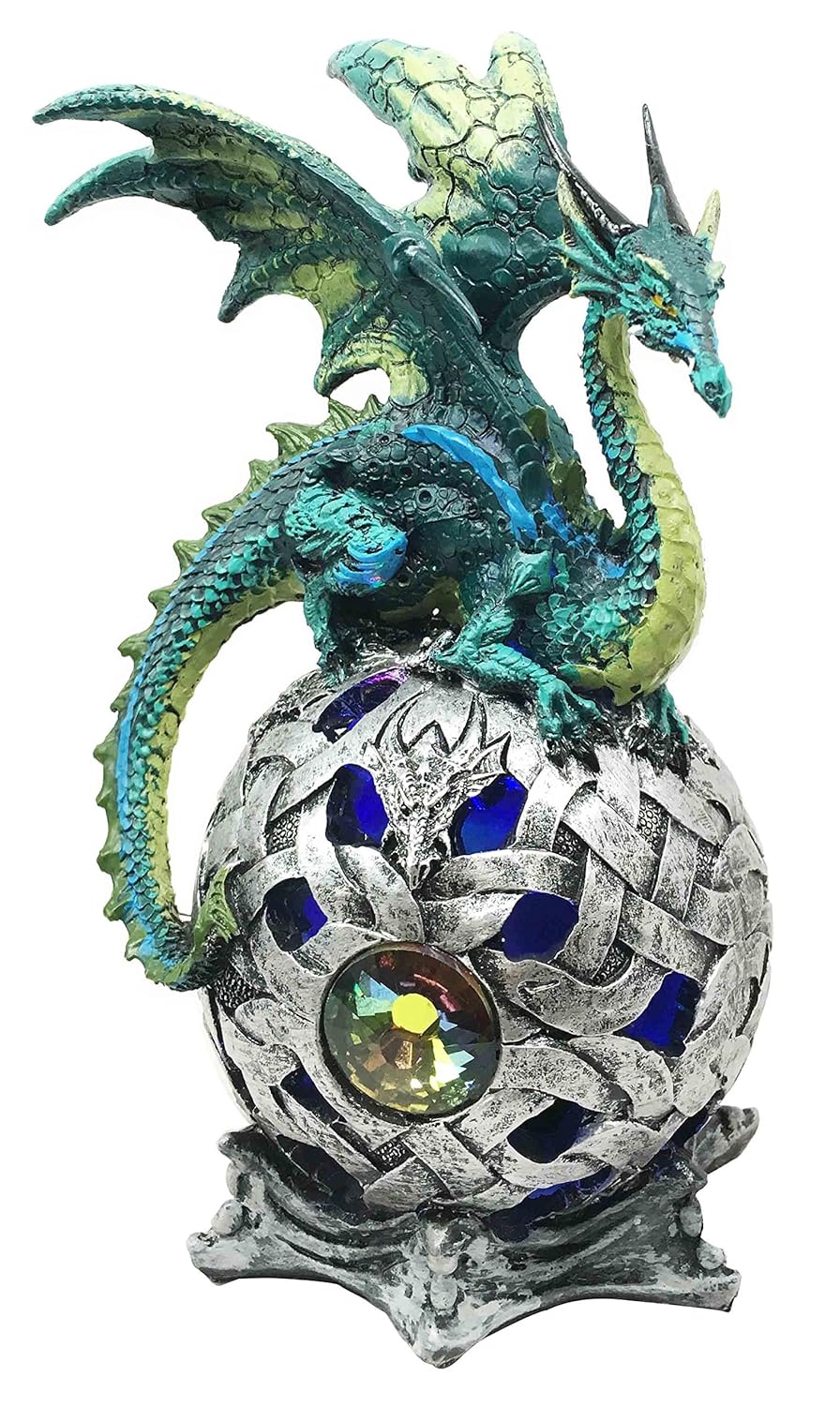 Best Dragon With Lighting Led Crystal Ball Collectible Figurine