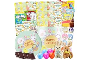 SARAH'S CANDY FACTORY Easter Snack Green Tin (60 Count) Filled with Candy, Peelable Gummies, Bunny and More, Great Package for Family, Friends, Boys and Girls
