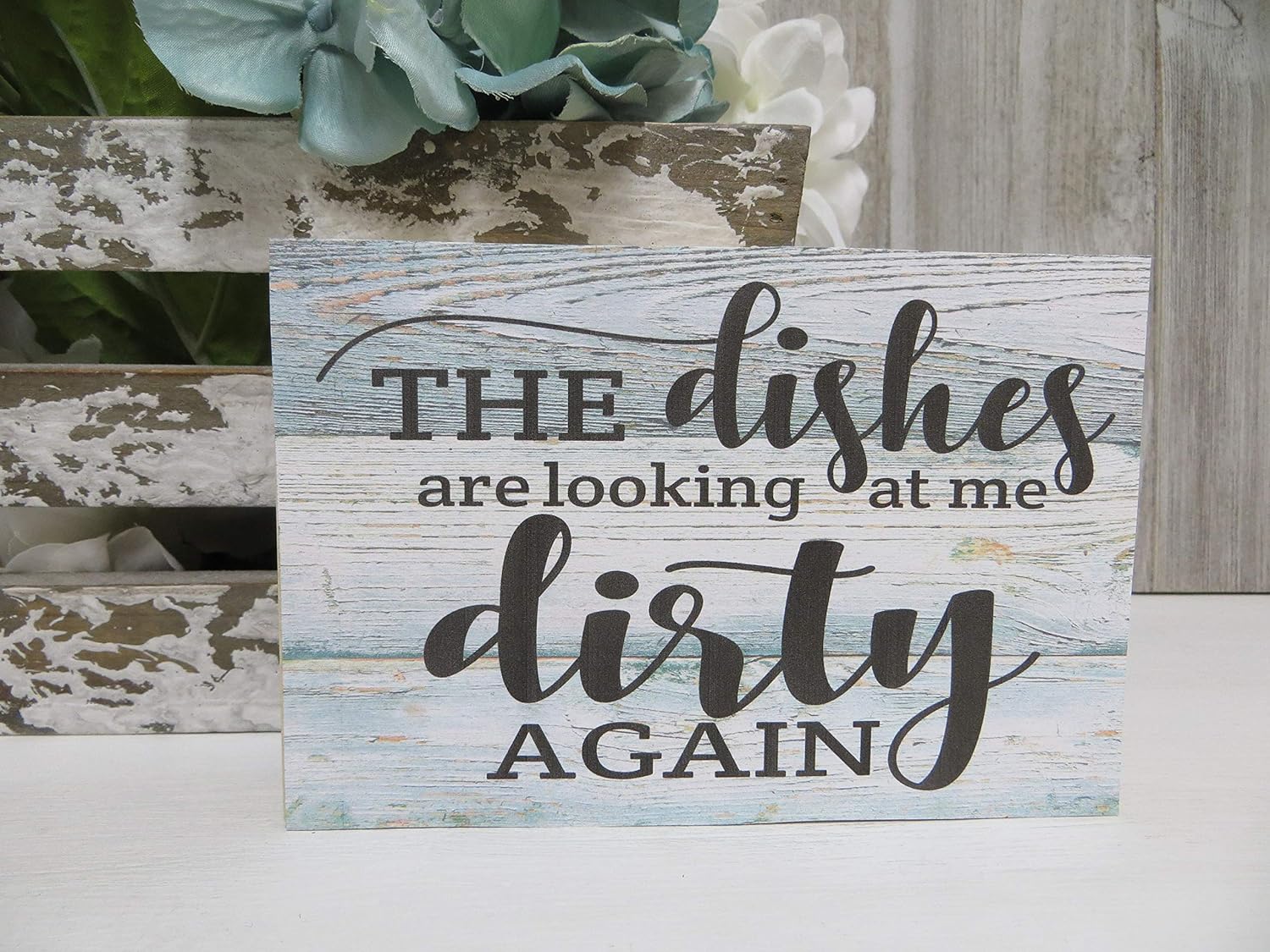 Amazon Com Imousde Kitchen Sign The Dishes Are Looking At Me