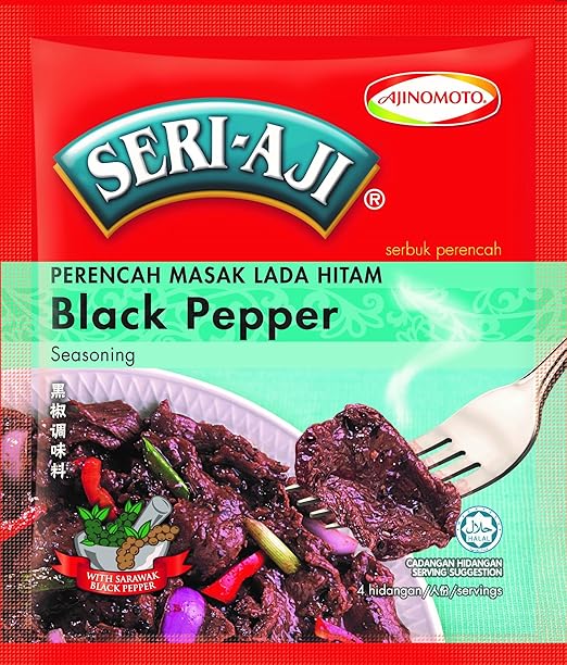 5Pack Seri Aji Black Pepper Seasoning/Exotic Blend of