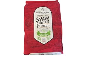 STELLA AND CHEWY Freeze Dried Raw Coated Kibble Grain Free Cage Free Duck Recipe Dog Food 22 Lbs